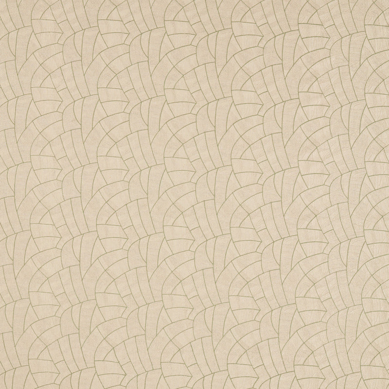 134596 Avri Kasuri Pumice and Sage Green Fabric by Harlequin