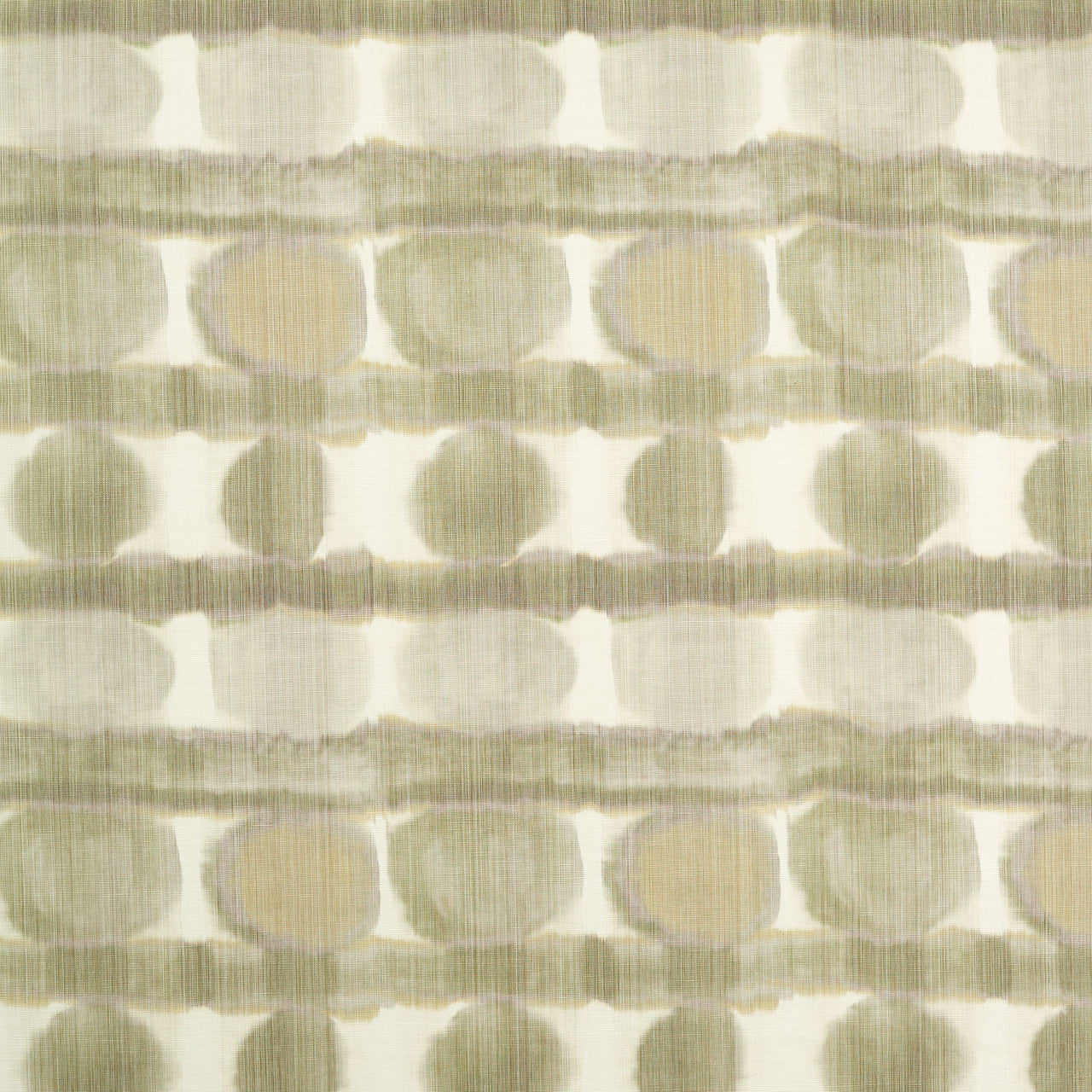 134619 Haruka Kasuri Fawn and Mauve Fabric by Harlequin