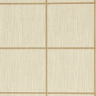 113199 Wood Blocks Kasuri Ash and Taupe Gloss Wallpaper by Harlequin
