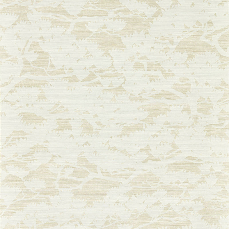 113204 Kengai Kasuri Pearl and Parchment Wallpaper by Harlequin