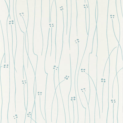 Eizou Kasuri Sky, Indigo and Chalk Wallpaper by Harlequin