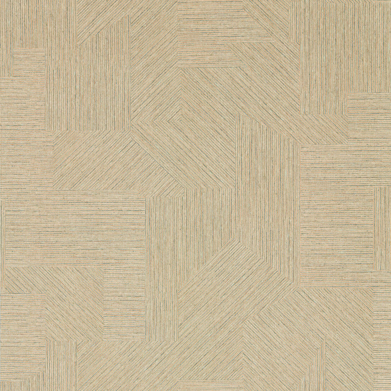 113224 Mokume Kasuri Pumice and Bronze Wallpaper by Harlequin
