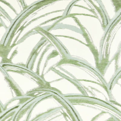 Kimono Kasuri Seaglass and Evergreen Wallpaper by Harlequin