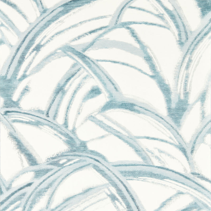 113228 Kimono Kasuri Sky and Indigo Wallpaper by Harlequin