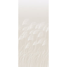 113231 Miscanthus Mural Kasuri Parchment and Frost Wallpaper by Harlequin