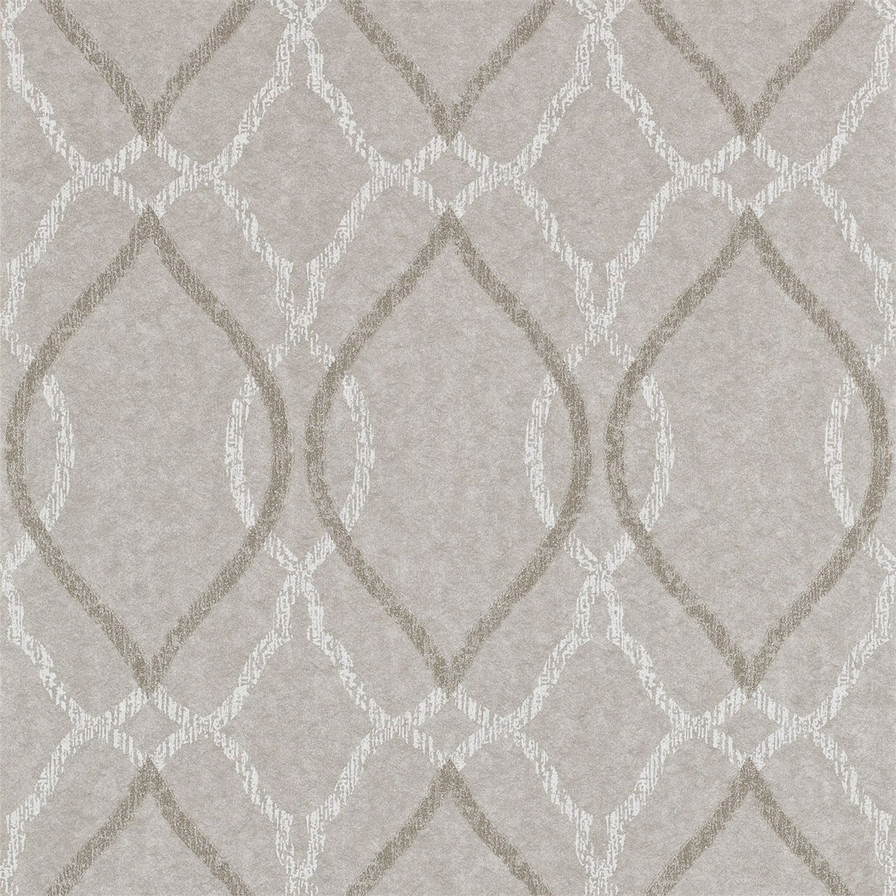 110609 Comice Purity Platinum Wallpaper by Harlequin