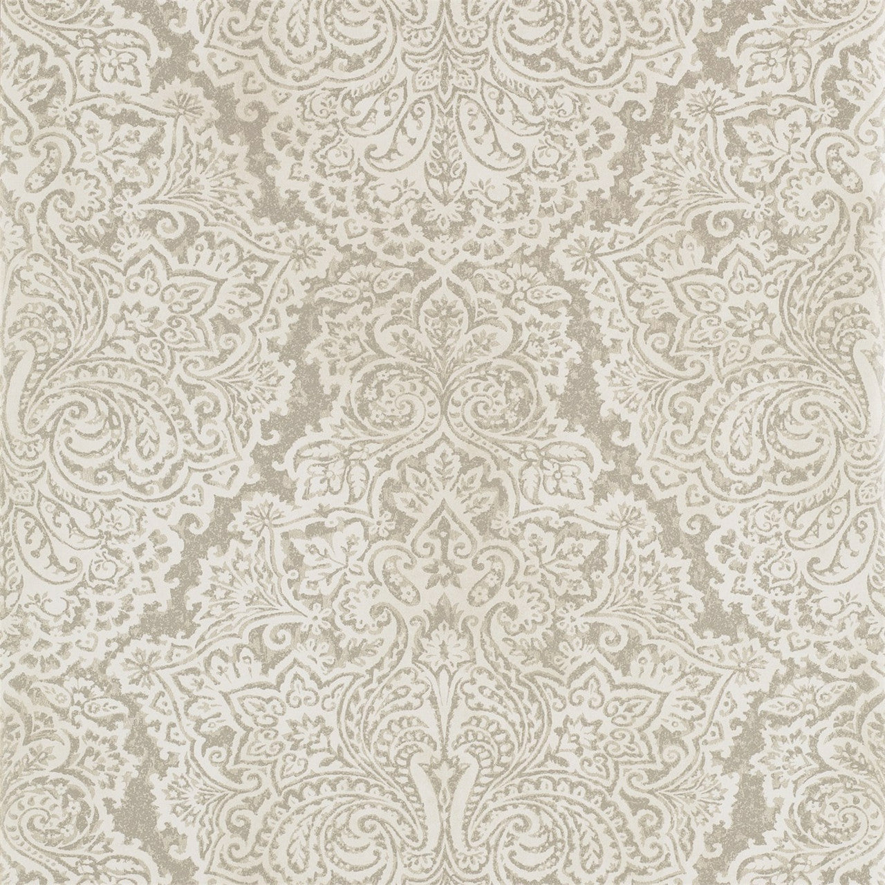 110640 Aurelia Purity White Gold Wallpaper by Harlequin