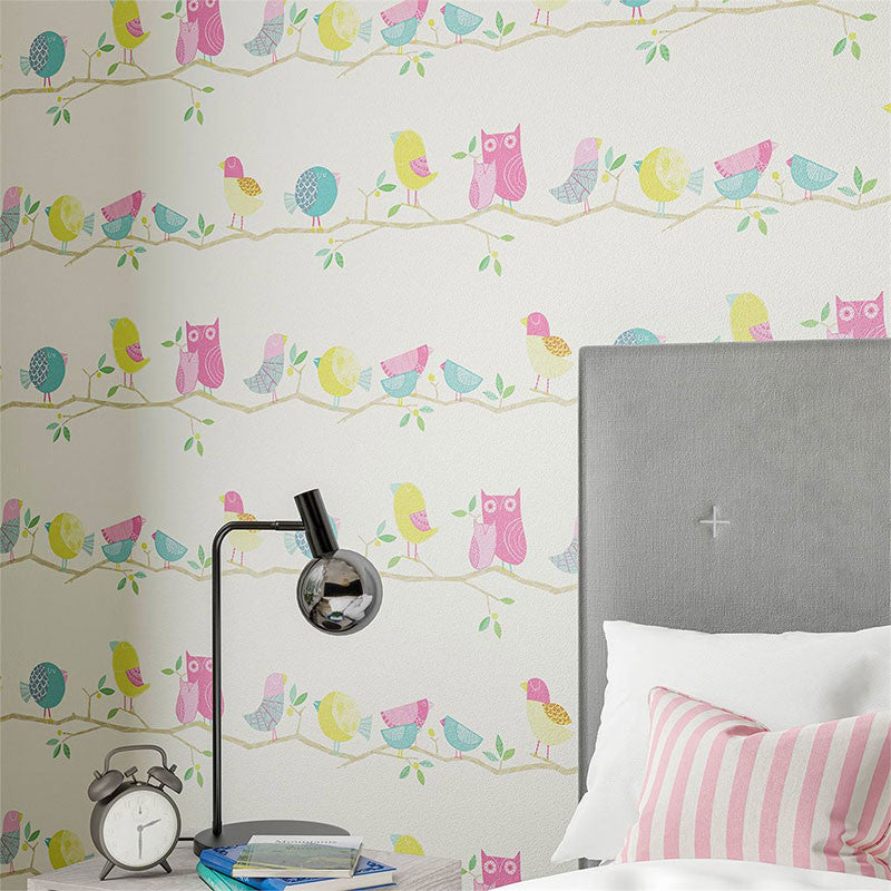 What A Hoot Book Of Little Treasures Wallpaper By Harlequin