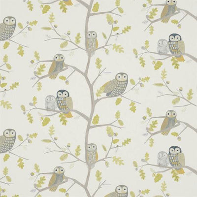 Little Owls Book of Little Treasures Kiwi Fabric by Harlequin
