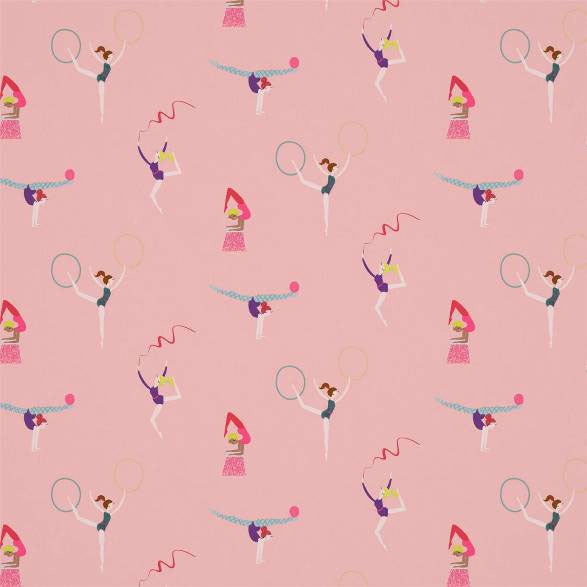 120942 Balancing Act Book of Little Treasures Blossom Raspberry Grape Harlequin Fabric