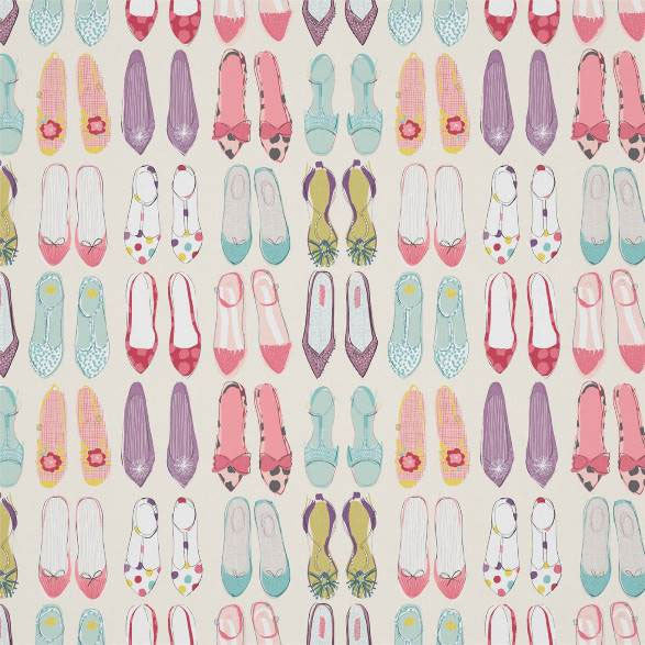120943 At Your Feet Book of Little Treasures Pebble Blossom Sky Harlequin Fabric