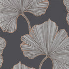 111713 Azurea Purity Ebony and Rose Gold Wallpaper by Harlequin