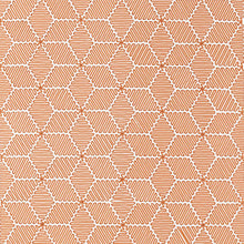 132234 Cupola Reflect Paprika Harlequin Fabric