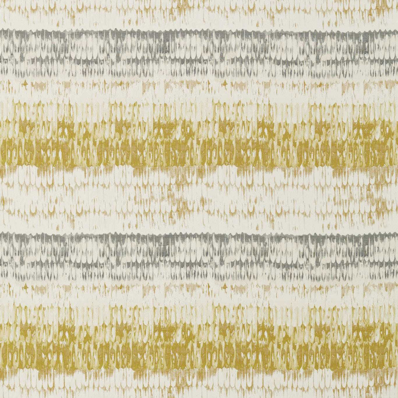 132243 Pontia Reflect Ochre/Steel Harlequin Fabric
