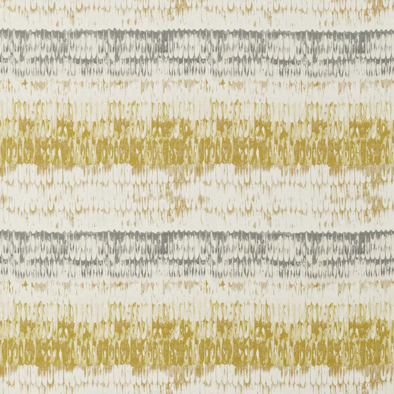 132243 Pontia Reflect Ochre/Steel Harlequin Fabric