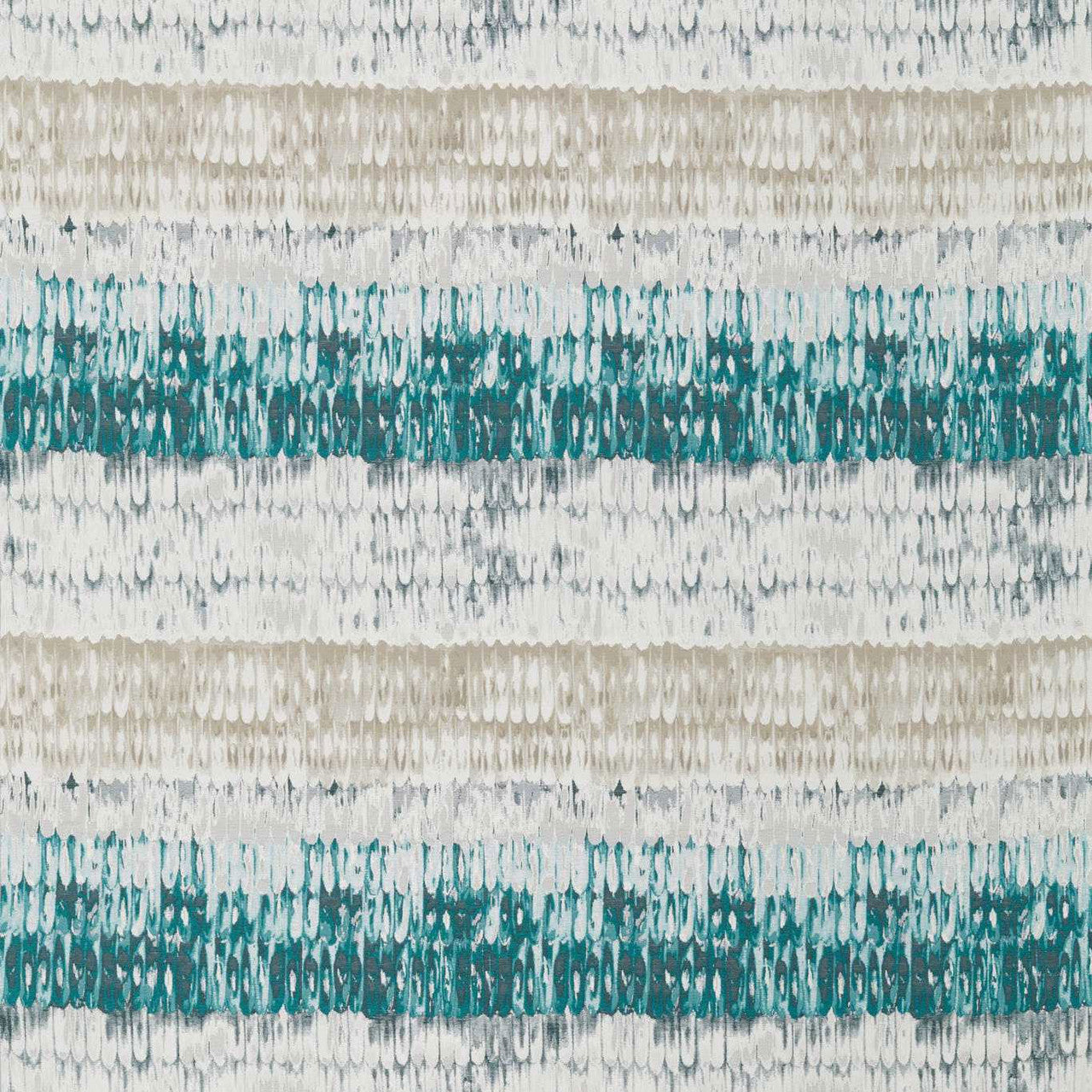 132244 Pontia Reflect Emerald/Stone Harlequin Fabric