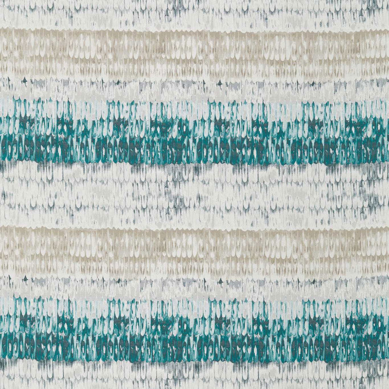 132244 Pontia Reflect Emerald/Stone Harlequin Fabric