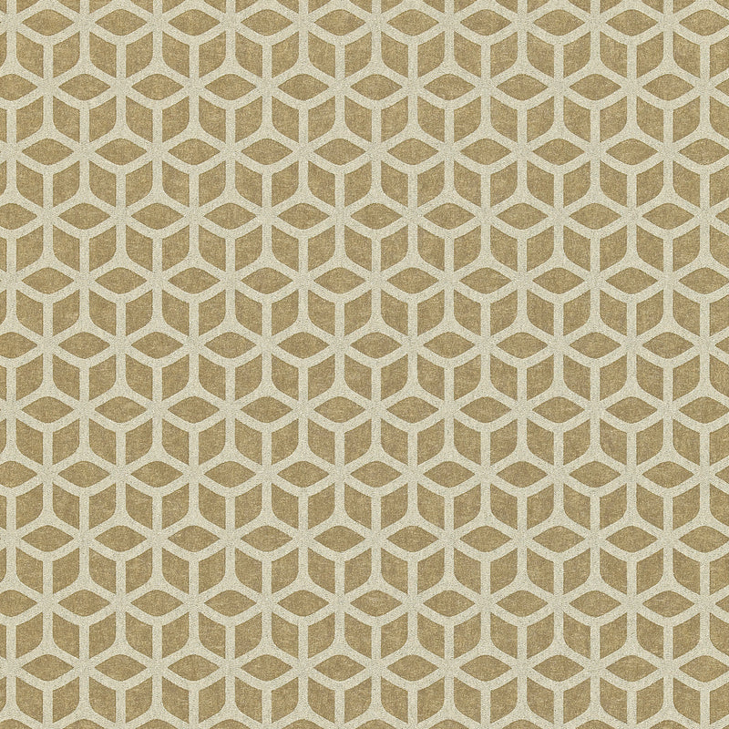 110379 Trellis Colour 3 Rose Gold Wallpaper by Harlequin