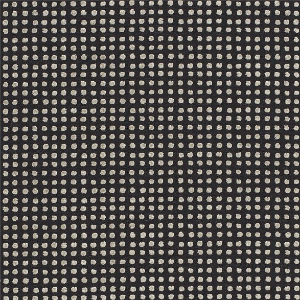 130690 Polka Pebble Charcoal Fabric by Harlequin