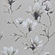 Lotus Purity Silver Wallpaper by Harlequin