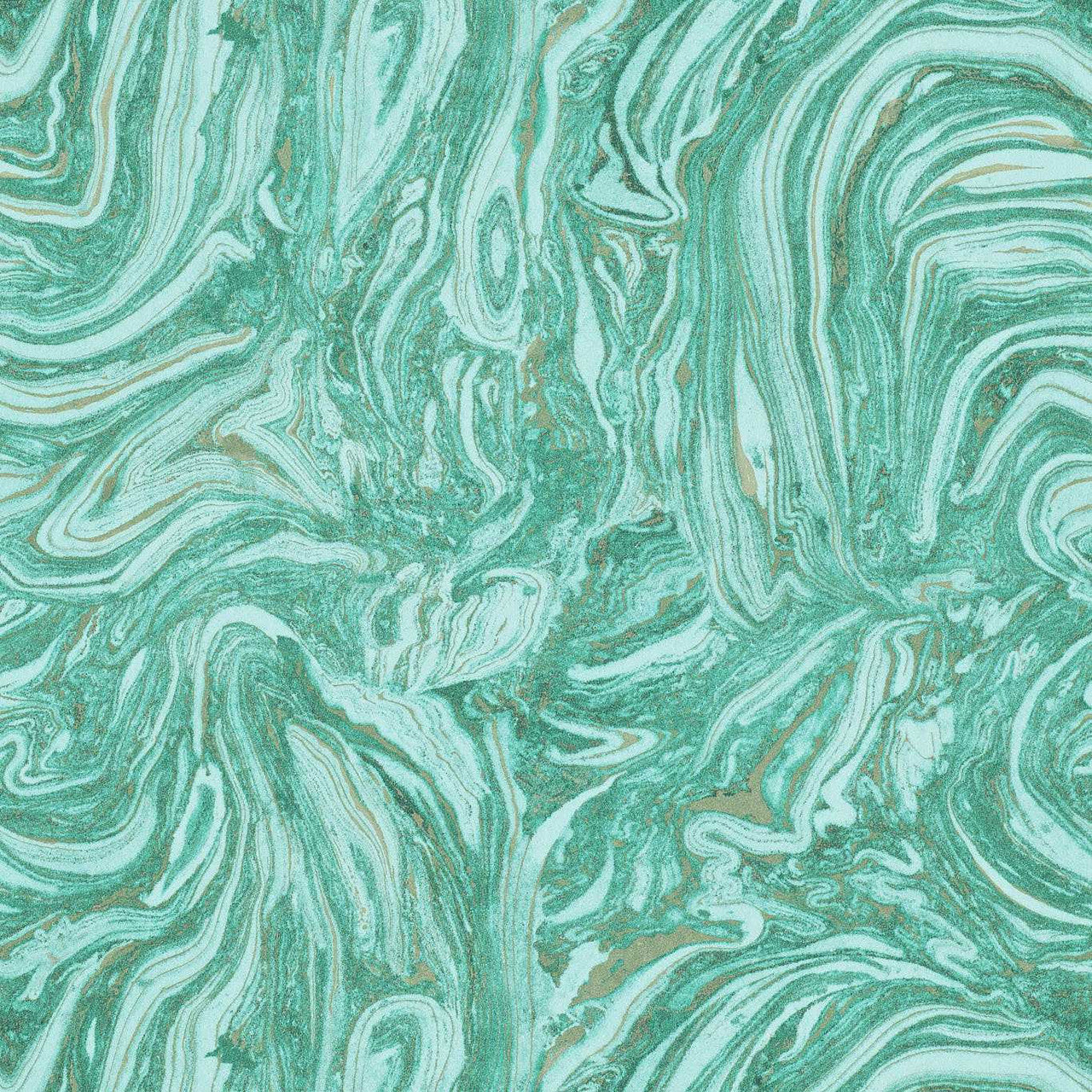 110918 Makrana Reflect Emerald Wallpaper by Harlequin