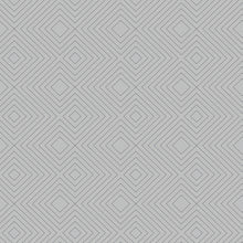HO20001 Geo Diamond Motif Home Grey and Silver Wallpaper By Galerie