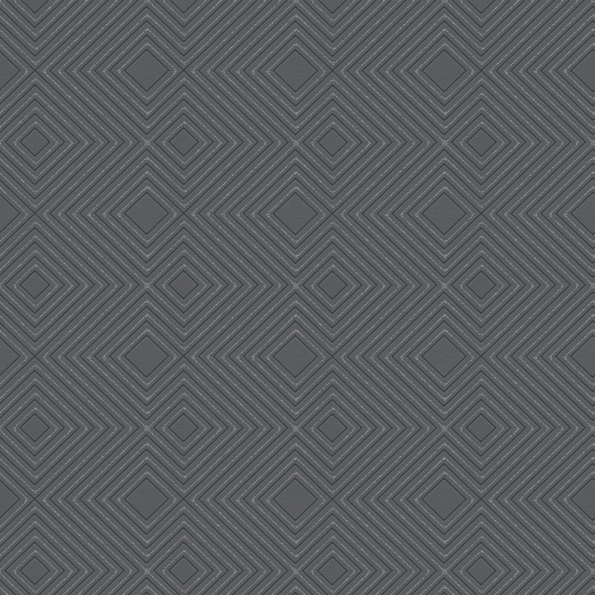 HO20002 Geo Diamond Motif Home Black Wallpaper By Galerie
