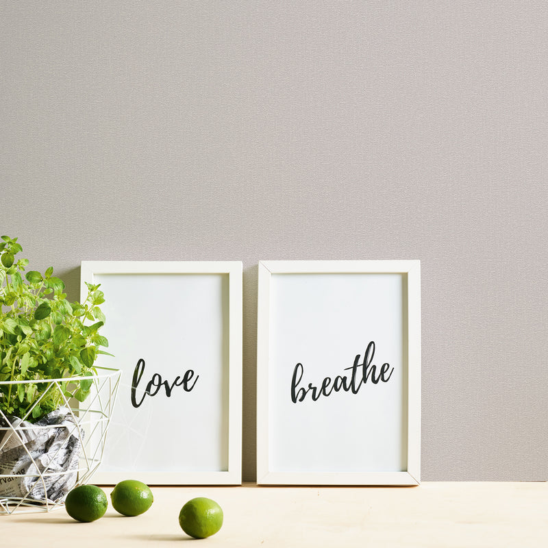 HO20009 Plain Texture Home Beige Wallpaper By Galerie