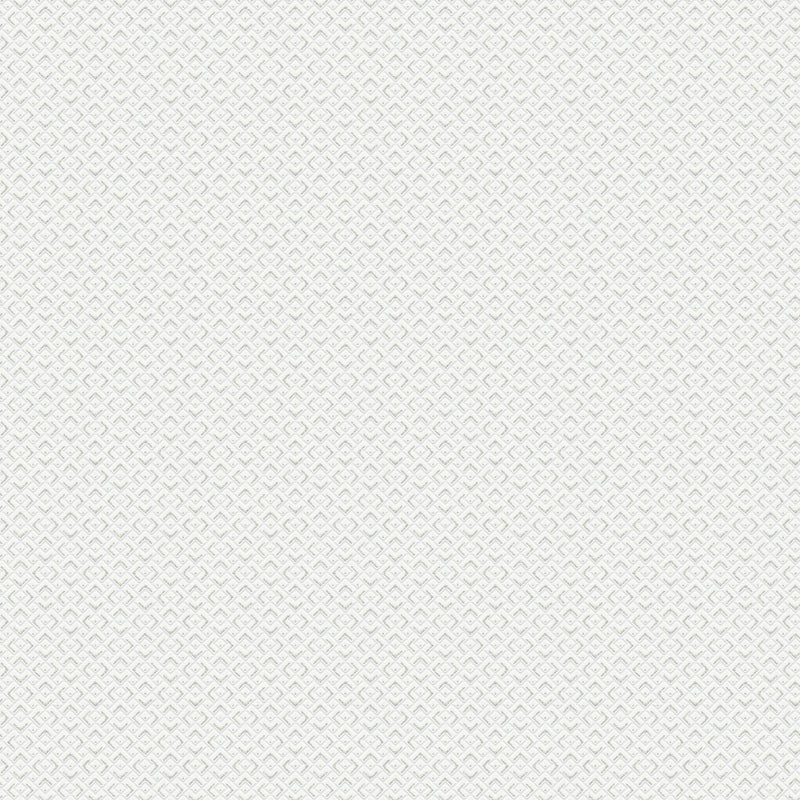 HO20017 Geo Maze Motif Home White and Metallic Wallpaper By Galerie