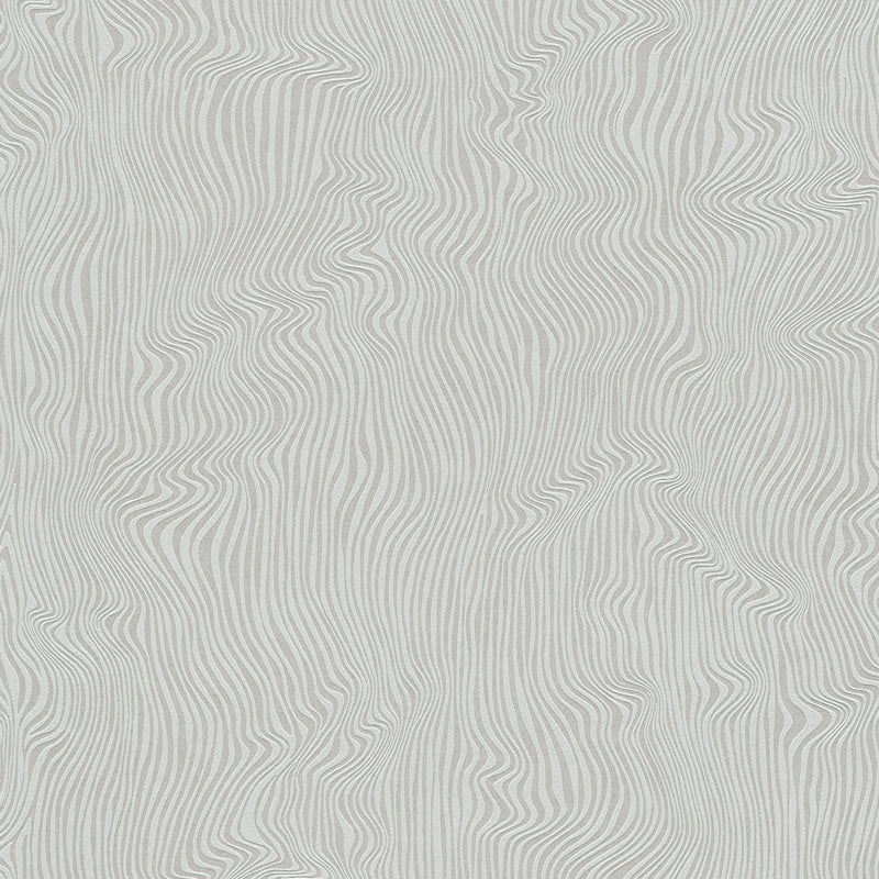 HO20021 Organic Waves Motif Home Grey Wallpaper By Galerie