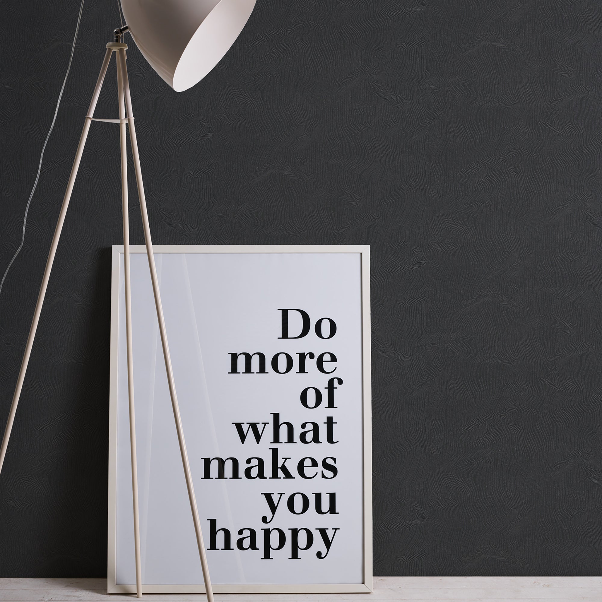 HO20022 Organic Waves Home Black and Grey Wallpaper By Galerie