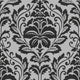 Damask Motif Home Grey and Black Wallpaper By Galerie
