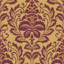 HO20027 Damask Motif Home Orange and Red Wallpaper By Galerie