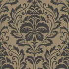 HO20028 Damask Motif Home Brown and Orange Wallpaper By Galerie