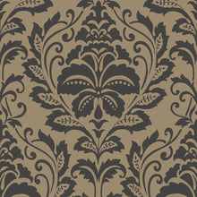 HO20028 Damask Motif Home Brown and Orange Wallpaper By Galerie