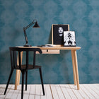HO20032 Circles Motif Home Blue Wallpaper By Galerie