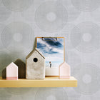 HO20035 Circles Motif Home Grey Wallpaper By Galerie