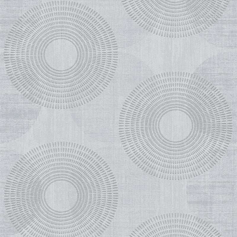 HO20035 Circles Motif Home Grey Wallpaper By Galerie