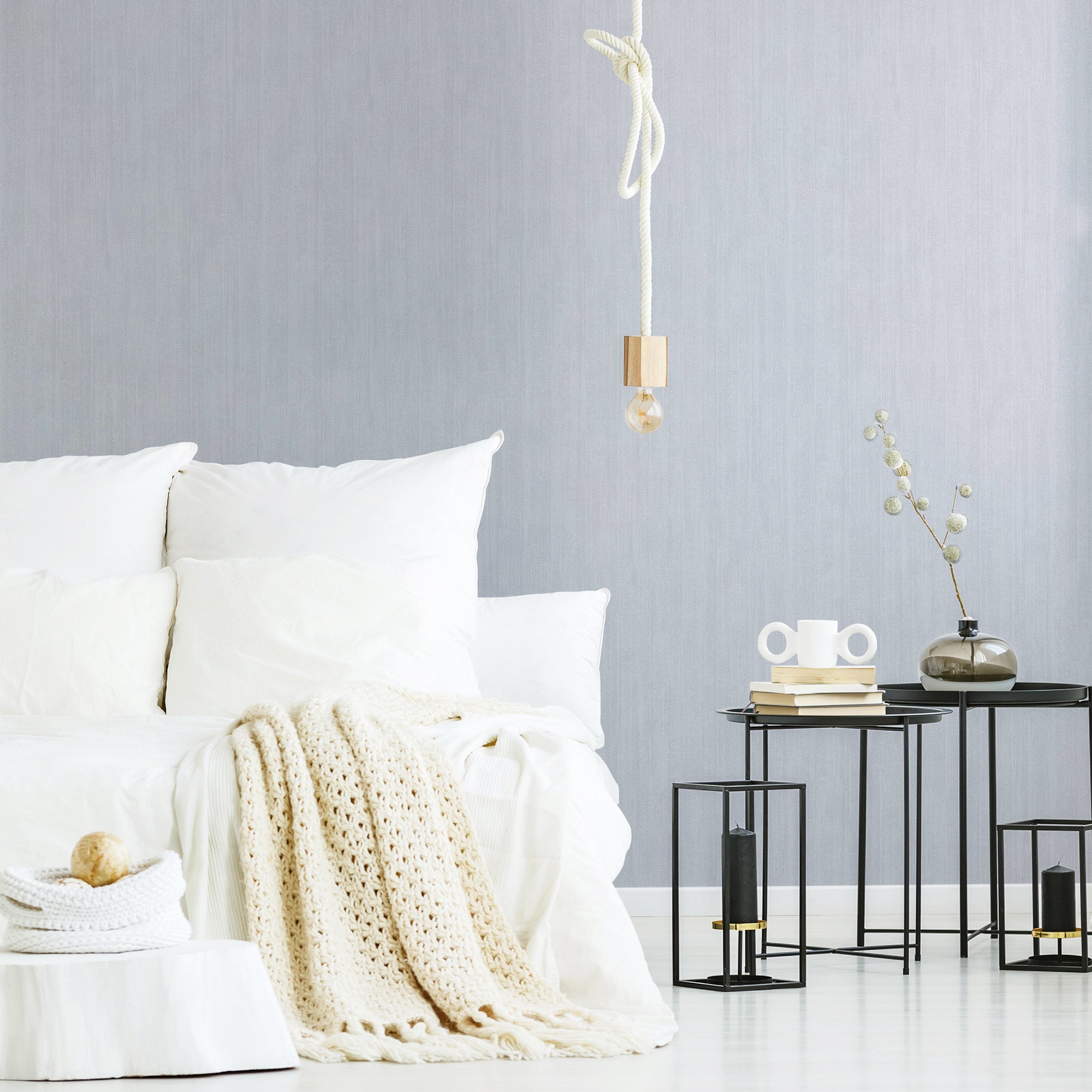 HO20037 Plain Distressed Texture Home Grey Wallpaper By Galerie