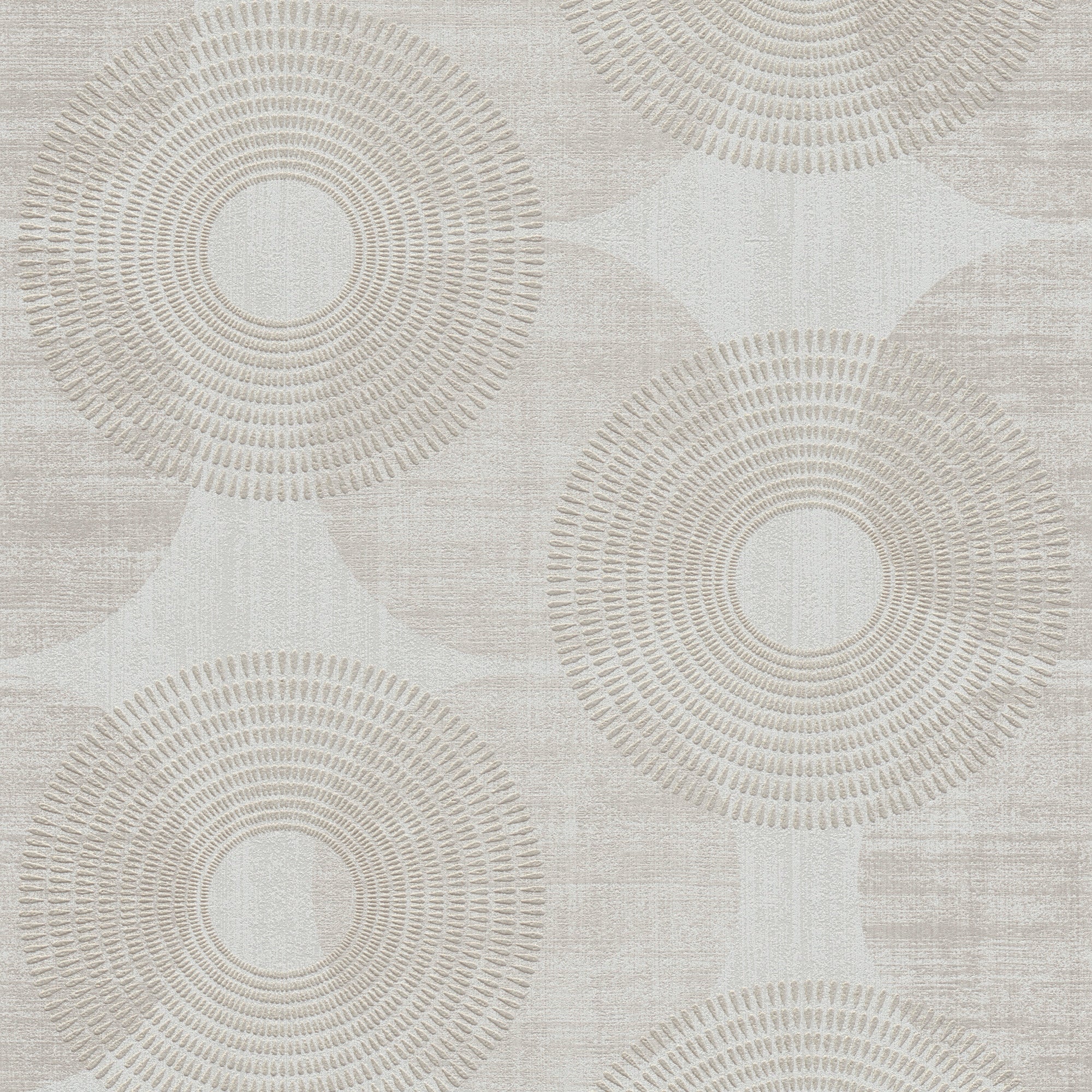 HO20040 Circles Motif Home Beige and Brown Wallpaper By Galerie