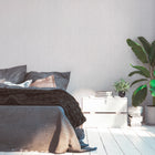 HO20045 Plain Distressed Texture Home Cream and Grey Wallpaper By Galerie