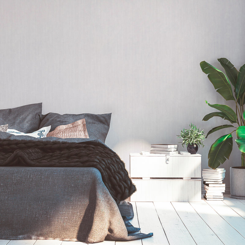 HO20045 Plain Distressed Texture Home Cream and Grey Wallpaper By Galerie