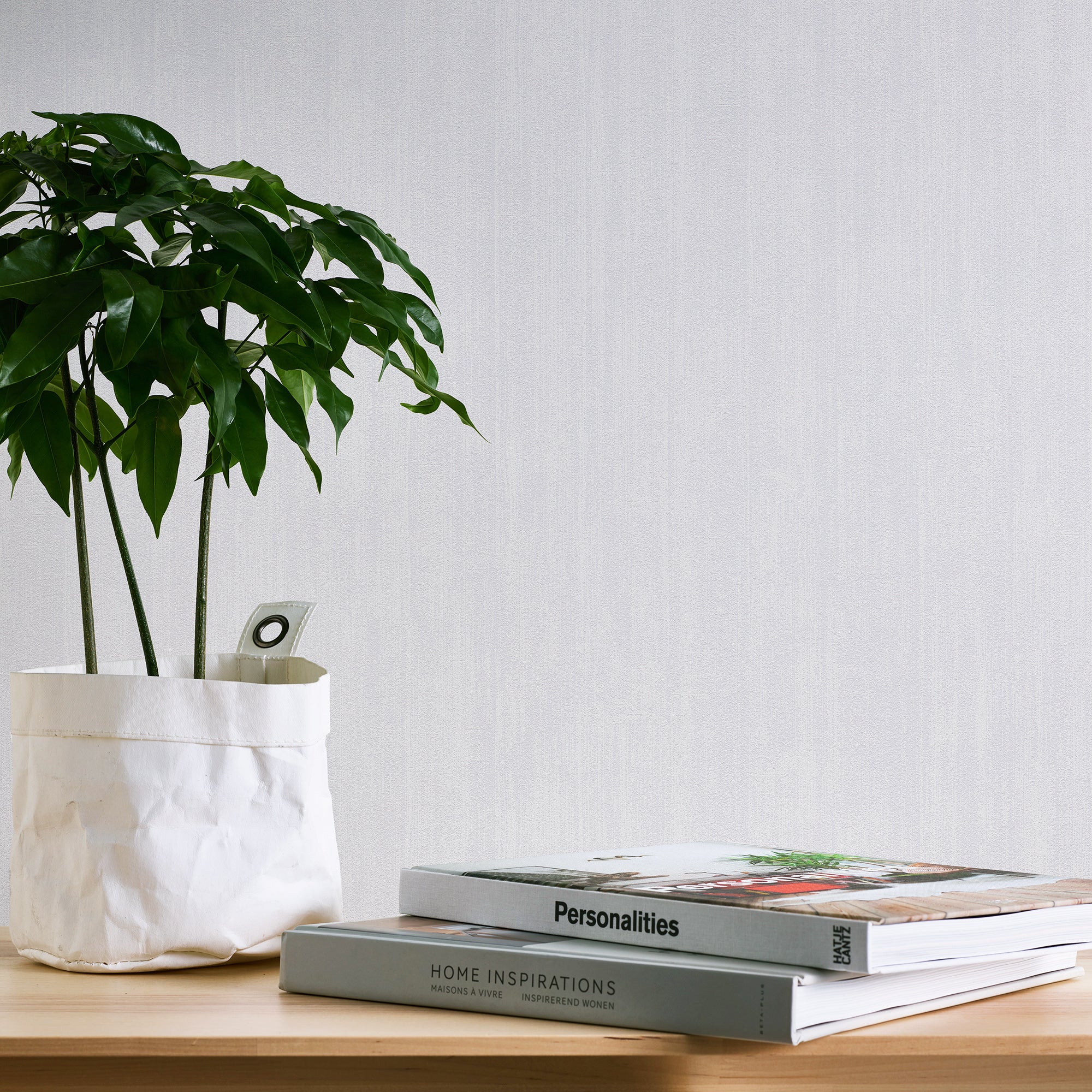 HO20045 Plain Distressed Texture Home Cream and Grey Wallpaper By Galerie