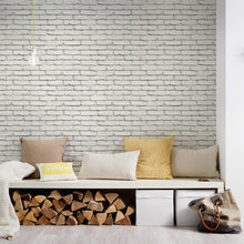 HO20057 Brick Motif Home Cream and Grey Wallpaper By Galerie
