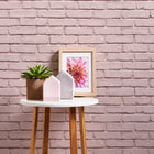 HO20066 Brick Motif Home Pink Wallpaper By Galerie