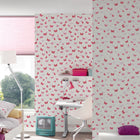 HO20067 Butterfly Motif Home Lilac, Red, White and Pink Wallpaper By Galerie