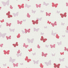 HO20067 Butterfly Motif Home Lilac, Red, White and Pink Wallpaper By Galerie