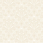 HWA1022W Deco Fan Natural Wallpaper by Hoopla Walls