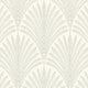 Leaf Fan Grey Elegance Wallpaper by Hoopla Walls
