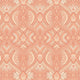 Ogee Damask Orange Elegance Wallpaper by Hoopla Walls